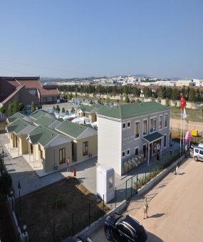 Der Erfolg des türkischen Fertigbausektors spiegelt sich im Bau des Neuen Sahra Krankenhauses wider