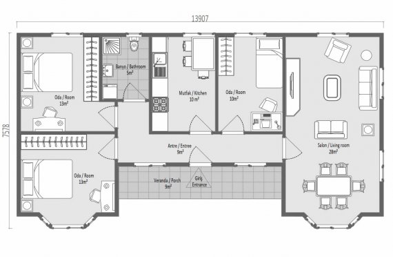 97 m2 Moderne Luxushäuser | Moderne Häuser 2022