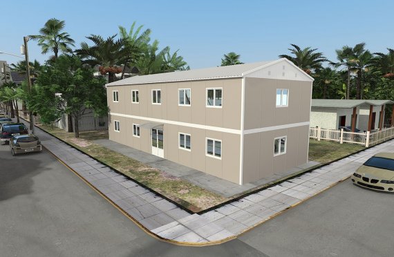 Baustellenbüro | Baustelleneinrichtung 214 m²