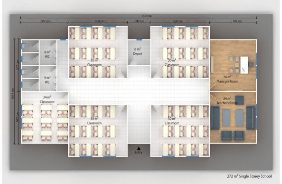 Schule Bauen | Bildung Braucht Raum 272 m²