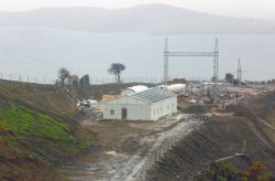 The construction of Aksa Power Generator Plant Building - Karmod